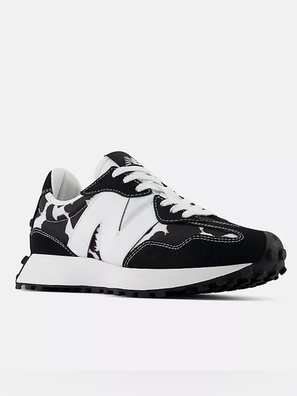 🖤🐄 NEW BALANCE 327 BLACK COW PRINT 🖤🐄 - Picture 2 of 3